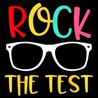 Test Day Rock The Test Teacher Testing D.ay Funny Teacher City Backpack