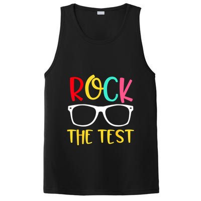 Test Day Rock The Test Teacher Testing D.ay Funny Teacher PosiCharge Competitor Tank