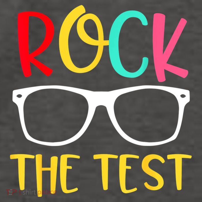 Test Day Rock The Test Teacher Testing D.ay Funny Teacher Vector Backpack