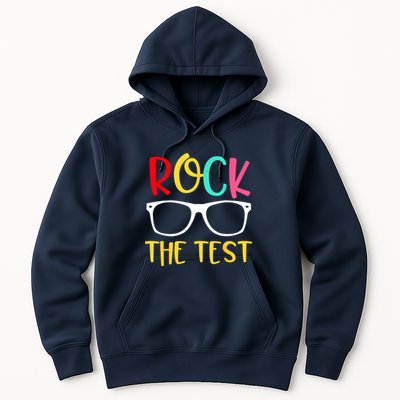 Test Day Rock The Test Teacher Testing D.ay Funny Teacher Hoodie