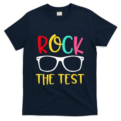 Test Day Rock The Test Teacher Testing D.ay Funny Teacher T-Shirt