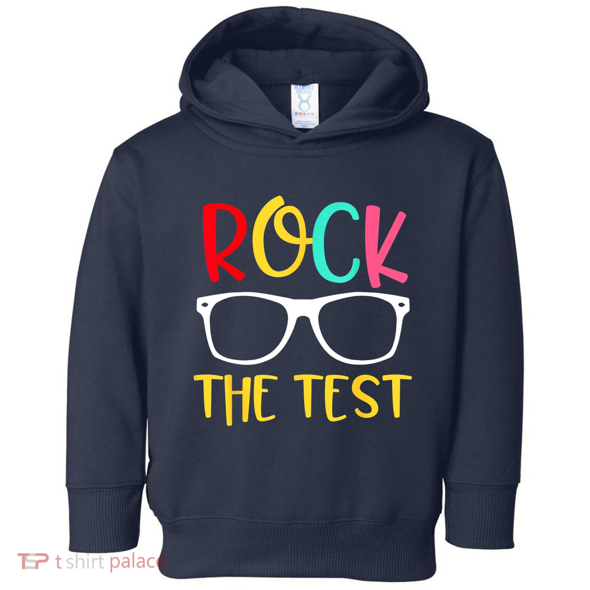 Test Day Rock The Test Teacher Testing D.ay Funny Teacher Toddler Hoodie