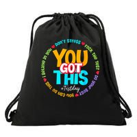 Test Day Rock The Test Testing Day You Got This Drawstring Bag