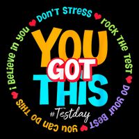 Test Day Rock The Test Testing Day You Got This Drawstring Bag