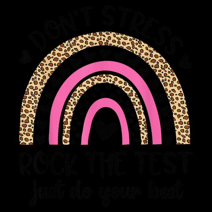 Test Day Rock The Test Rainbow Teacher Testing Day Impact Tech Backpack