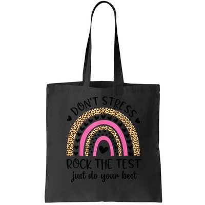 Test Day Rock The Test Rainbow Teacher Testing Day Bag