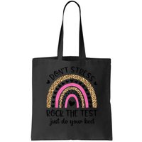 Test Day Rock The Test Rainbow Teacher Testing Day Bag