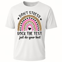 Test Day Rock The Test Rainbow Teacher Testing Day Performance Shirt
