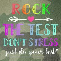 Test Day Rock The Test Teacher Testing Day Legacy Tie Dye Trucker Hat