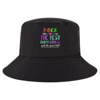 Test Day Rock The Test Teacher Testing Day Cool Comfort Performance Bucket Hat
