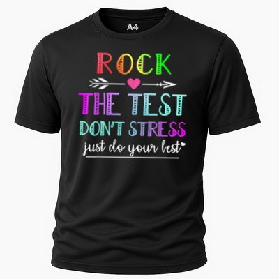 Test Day Rock The Test Teacher Testing Day Performance Shirt