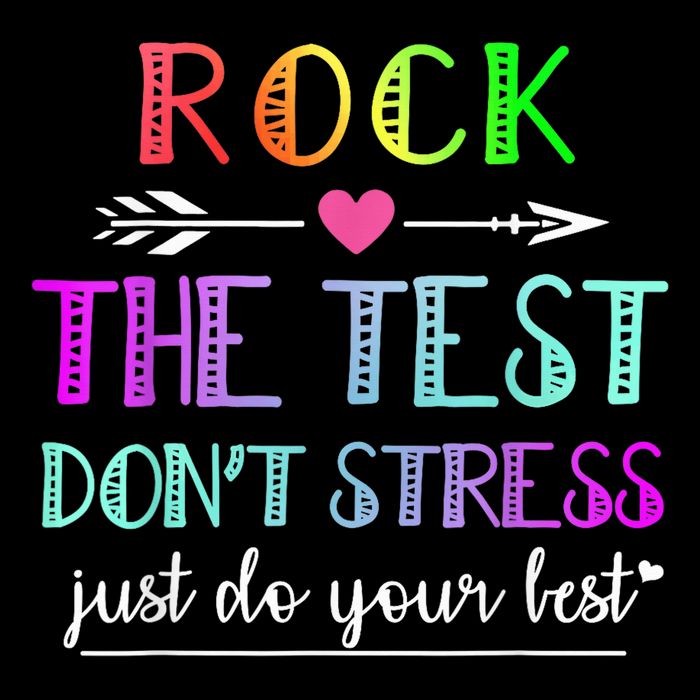 Test Day Rock The Test Teacher Testing Day Impact Tech Backpack