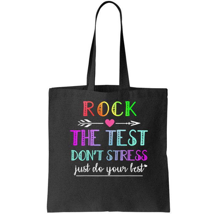 Test Day Rock The Test Teacher Testing Day Bag