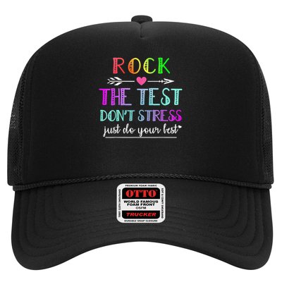 Test Day Rock The Test Teacher Testing Day Trucker Hat