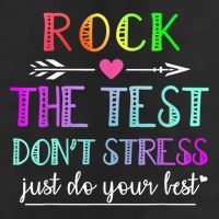 Test Day Rock The Test Teacher Testing Day Microfiber Hand Towel