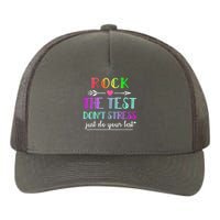 Test Day Rock The Test Teacher Testing Day Yupoong Adult 5-Panel Trucker Hat