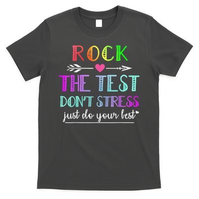 Test Day Rock The Test Teacher Testing Day T-Shirt