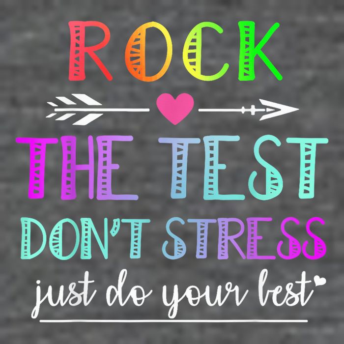 Test Day Rock The Test Teacher Testing Day Backpack