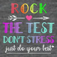 Test Day Rock The Test Teacher Testing Day 7-Panel Snapback Hat