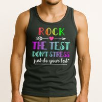 Test Day Rock The Test Teacher Testing Day Tank Top