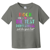 Test Day Rock The Test Teacher Testing Day Toddler T-Shirt