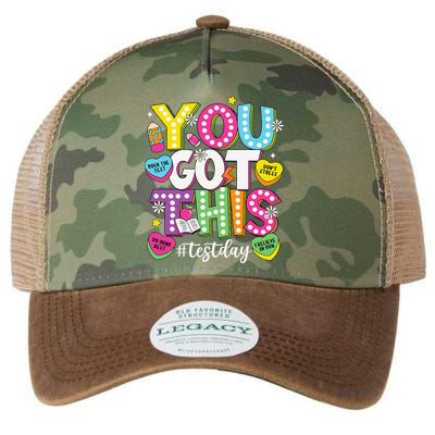 Test Day Rock The Test You Got This Teacher Test Testing Legacy Tie Dye Trucker Hat