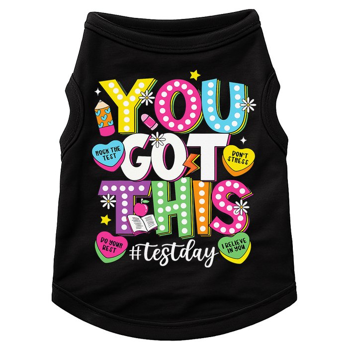 Test Day Rock The Test You Got This Teacher Test Testing Doggie Tank