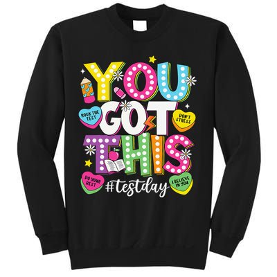 Test Day Rock The Test You Got This Teacher Test Testing Sweatshirt