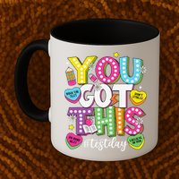 Test Day Rock The Test You Got This Teacher Test Testing Mug