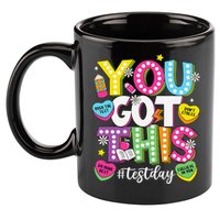 Test Day Rock The Test You Got This Teacher Test Testing 11oz C Handle Ceramic Mug
