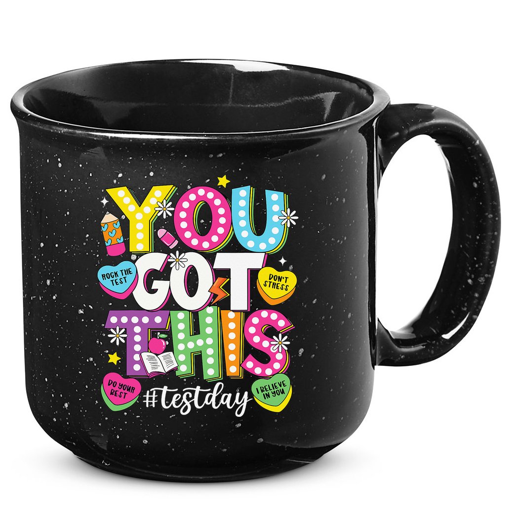 Test Day Rock The Test You Got This Teacher Test Testing 15oz Campfire Ceramic Mug