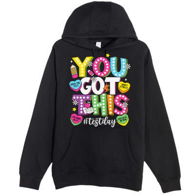 Test Day Rock The Test You Got This Teacher Test Testing Premium Pullover Hoodie
