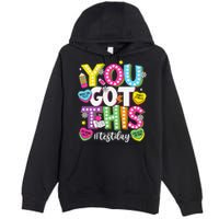 Test Day Rock The Test You Got This Teacher Test Testing Premium Pullover Hoodie