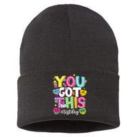 Test Day Rock The Test You Got This Teacher Test Testing Sustainable Knit Beanie
