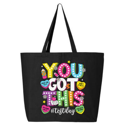 Test Day Rock The Test You Got This Teacher Test Testing 25L Jumbo Tote