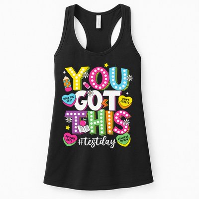 Test Day Rock The Test You Got This Teacher Test Testing Womens Tank Top