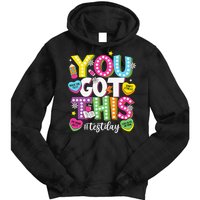 Test Day Rock The Test You Got This Teacher Test Testing Tie Dye Hoodie
