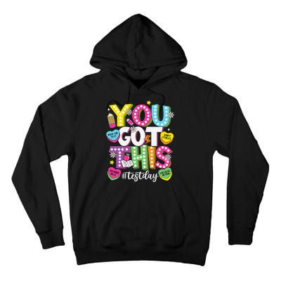Test Day Rock The Test You Got This Teacher Test Testing Tall Hoodie