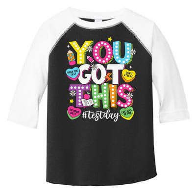Test Day Rock The Test You Got This Teacher Test Testing Toddler Fine Jersey T-Shirt