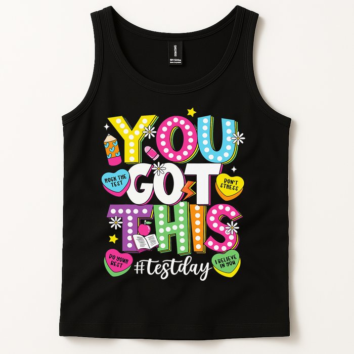 Test Day Rock The Test You Got This Teacher Test Testing Tank Top