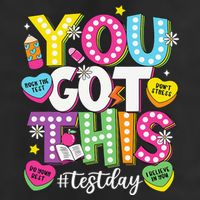Test Day Rock The Test You Got This Teacher Test Testing Microfiber Hand Towel