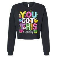 Test Day Rock The Test You Got This Teacher Test Testing Cropped Pullover Crew