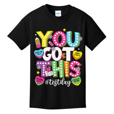 Test Day Rock The Test You Got This Teacher Test Testing Kids T-Shirt