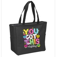 Test Day Rock The Test You Got This Teacher Test Testing Zip Tote Bag