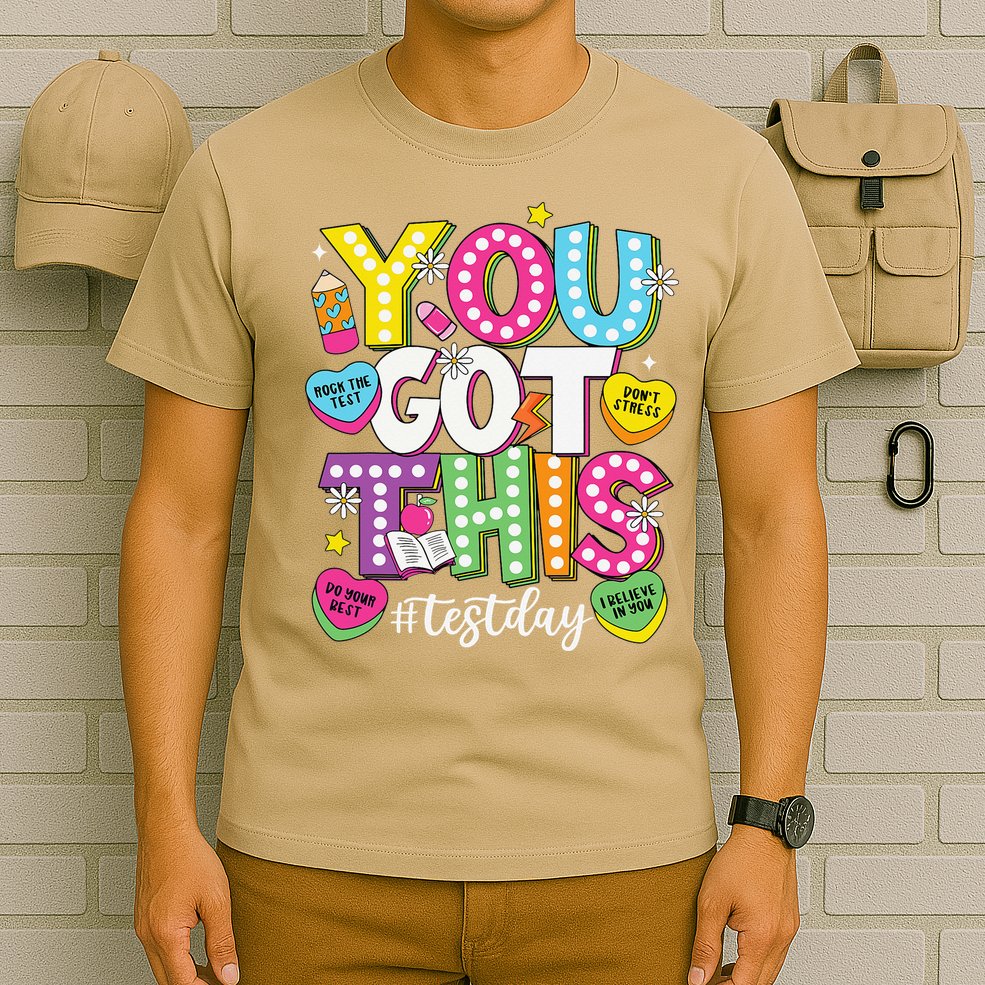 Test Day Rock The Test You Got This Teacher Test Testing T-Shirt