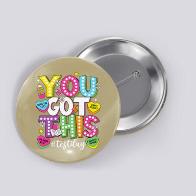 Test Day Rock The Test You Got This Teacher Test Testing Button