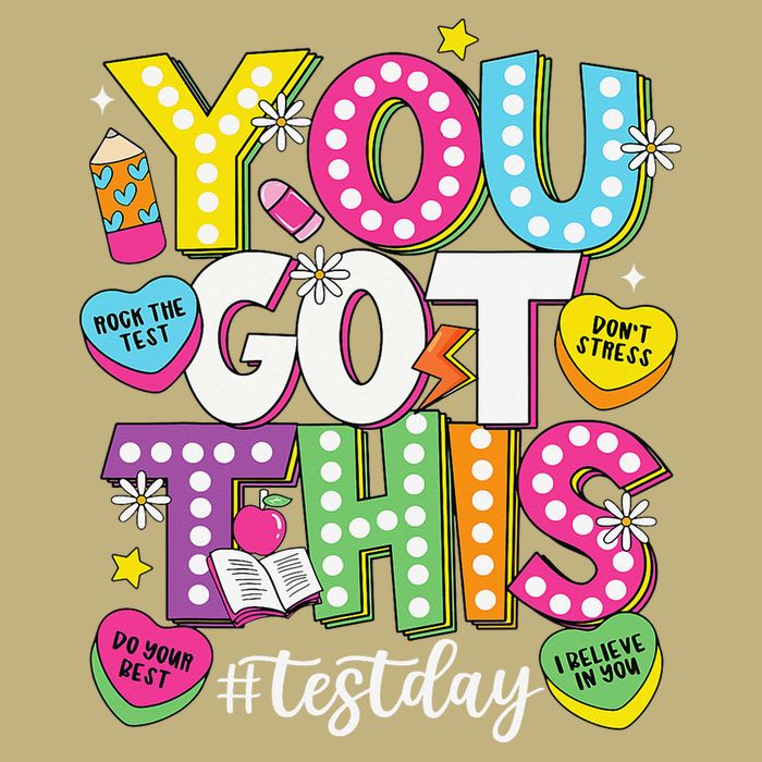 Test Day Rock The Test You Got This Teacher Test Testing Button
