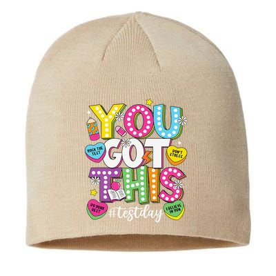 Test Day Rock The Test You Got This Teacher Test Testing Sustainable Beanie