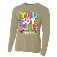 Test Day Rock The Test You Got This Teacher Test Testing Cooling Performance Long Sleeve Crew
