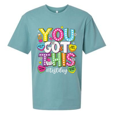 Test Day Rock The Test You Got This Teacher Test Testing Sueded Cloud Jersey T-Shirt
